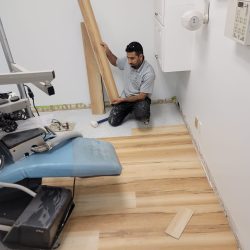 Flooring works